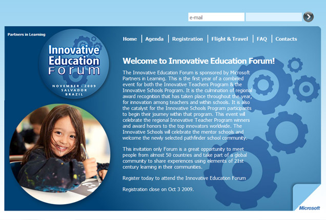 Projeto: Innovative Education Fórum 